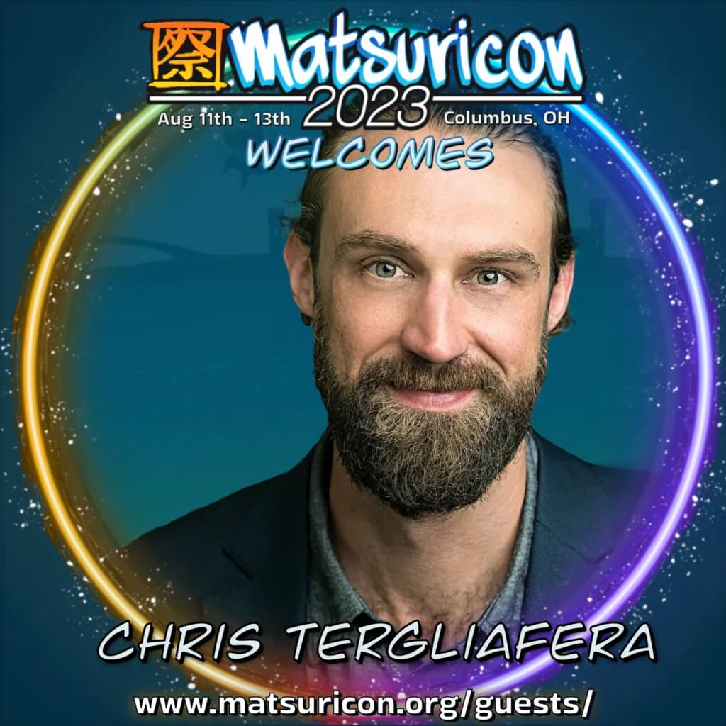 2023 Matsuricon guest announcement artwork for Chris Tergliafera