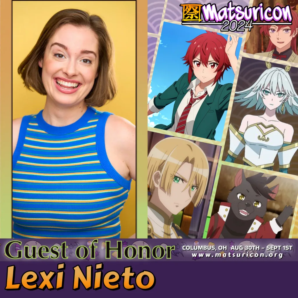 2024 Matsuricon guest announcement artwork for Lexi Nieto