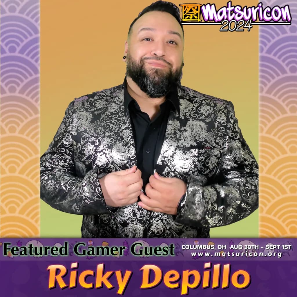 2024 Matsuricon guest announcement artwork for Ricky Depillo