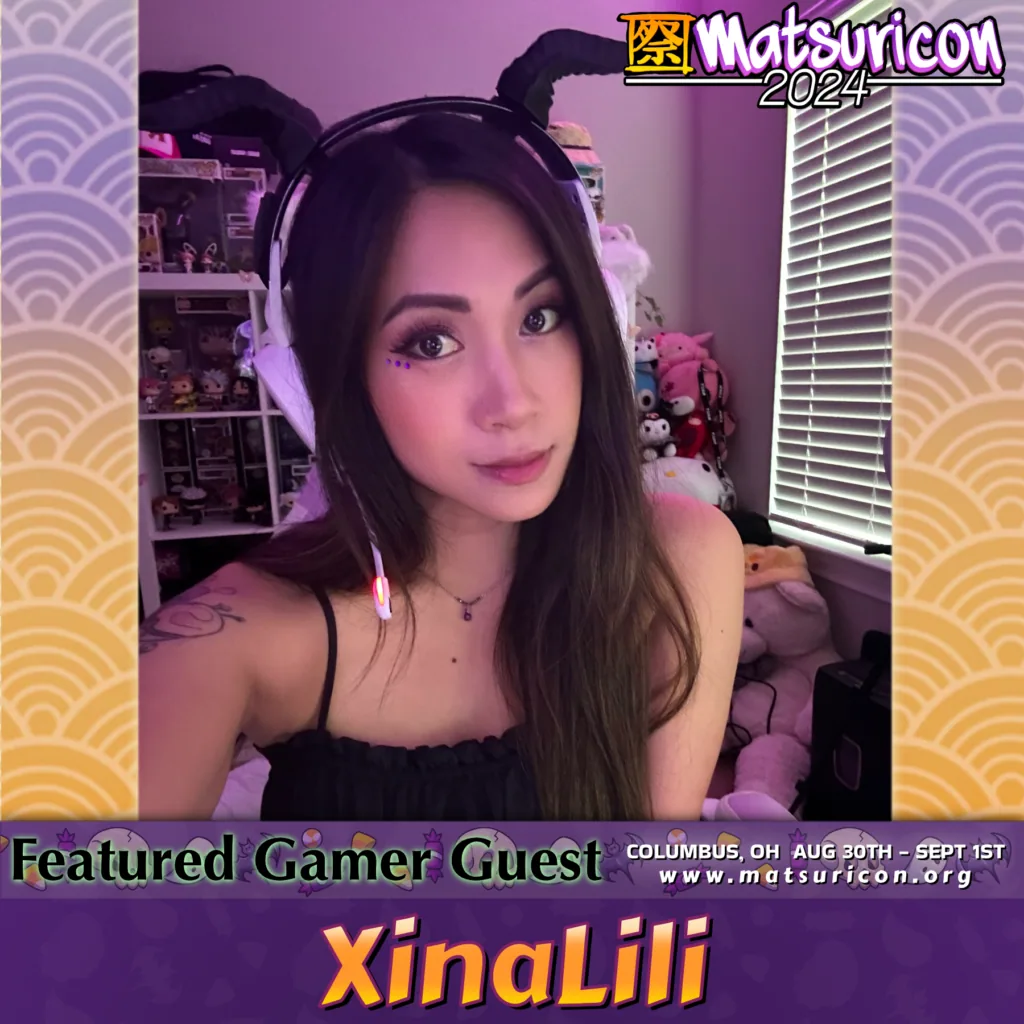 2024 Matsuricon guest announcement artwork for XinaLili