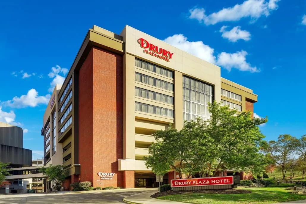 The exterior of Drury Inn & Suites Columbus Convention Center